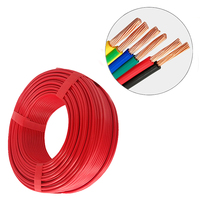 BV BVR fil souple gaine en PVC fils électriques bas prix 1.5mm 2.5mm 4mm 6mm câbles d'alimentation de câblage en cuivre toronné pour industriel
