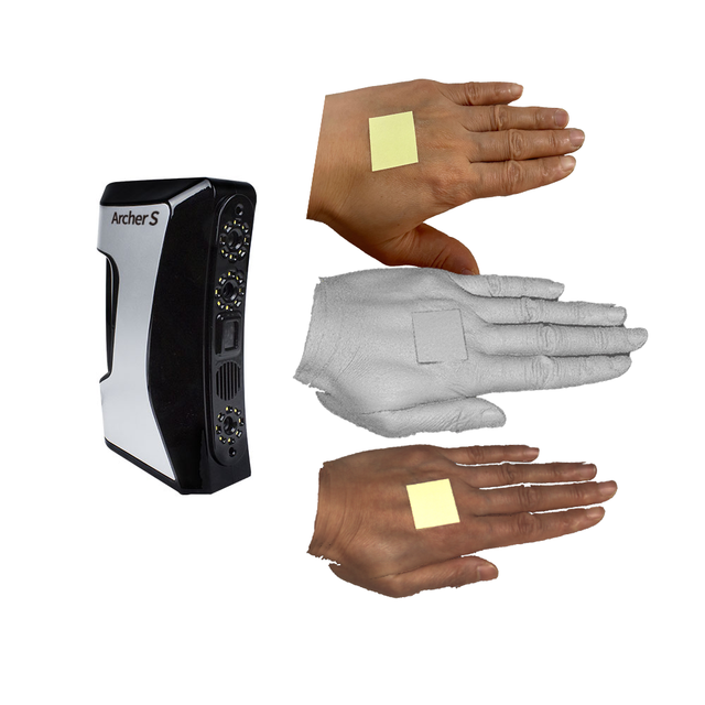 Handheld High Accuracy 3D Face and Body Scanner Freescan for Animation, 3D Printing and Digital Avatar