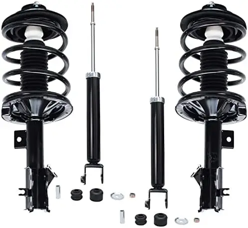 Front rear Strut & Coil Spring Assembly soft and hard adjustable Shocks Absorbers for 2004 2005 2006 2007 Nissan Maxima