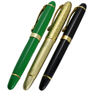 Business Gift Signing <strong>Pen</strong> Fountain <strong>Pen</strong> with Gold Embossed Logo <strong>Green</strong> Gold Black Ballpoint <strong>Pen</strong> - Product Image 3