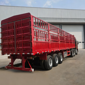 Venta Directa de Fábrica, Semirremolque de Acero de Alta Resistencia de 3 Ejes para Transporte de Ganado con Capacidad de Carga de 60T - Product Image 3