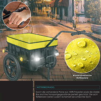 Remorque pliable vélo Cycle vélo Cargo remorque pour vélo vélo Cargo Camping tente bagages transporter Transport