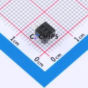 TSC08-CBW1EH6.0 Tactile Switch Through hole-3P,4.5x4.5mm Switch Single Pole Single Throw Round Button 1.8N Right Angle Insert - Product Image 2