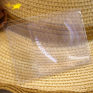 पारदर्शी व्यापार कार्ड आवर्धन ग्लास पोर्टेबल सुविधाजनक 3x pvc बुकमार्क चुंबक - Product Image 1