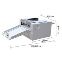 Machine à plier, à perforer et à indenter à lignes pointillées entièrement automatique numérique à grande vitesse NC-350