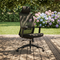 Chaise de bureau ergonomique moderne à dossier haut en plastique avec support lombaire pour usage scolaire, prix de gros direct usine