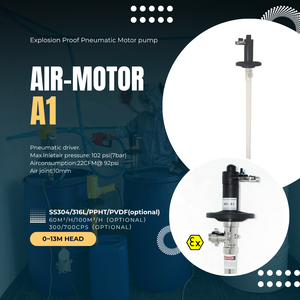 Bomba Neumática Portátil Antiexplosión de 1 Pulgada para Barriles de Aceite, de <span class=keywords><strong>Alta</strong></span> Eficiencia, Personalizable OEM - Product Image 2