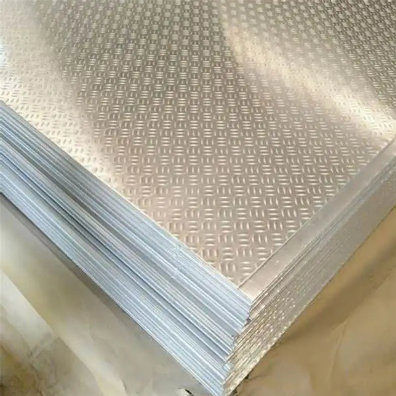 Embossed Aluminium Diamond Sheet 1060 3003 5052 5754 Tread Aluminum Checker Plate