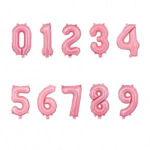 Globos de Número Metalizados de 16 Pulgadas en Varios Colores para Decoración de Fiestas, Precio al por Mayor - Product Image 2