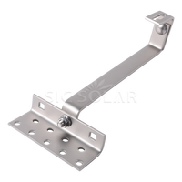 Système de fixation de toit en acier inoxydable A2 solaire, réglable 3 fois, pour tuiles