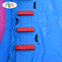 Toboggan gonflable de haute qualité en PVC sur le thème des crayons de couleur, idéal pour les activités de location de jeux de jardin.