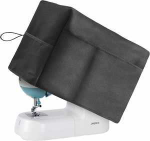 Funda Moderna para Máquina de Coser con Bolsillos de Almacenamiento, Asa Lateral, Compatible con Singer, Ecológica, de Tela Oxford Cuadrada - Product Image 1