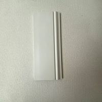 Plinthes et panneaux muraux décoratifs modernes en PVC blanc haute densité pour la maison, faciles à installer, imperméables