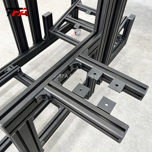 Cabina de juego extensible de aluminio con estantes verticales deslizantes de paso HDMI para guantes de carreras/equipo de vuelo para serpentinas - Product Image 6