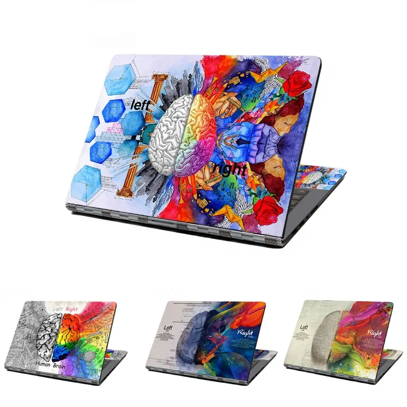 Brain Design Laptop Skin Computer Sticker Decal 11 13.3 14 15 15.6 17 pollici Cover protettiva per Hp Samsung Dell Apple Acer 2023