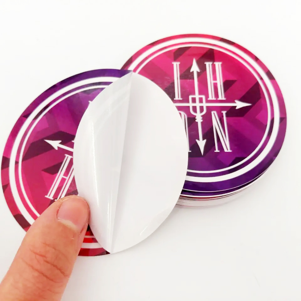Custom Printed Cosmetic Logo Sticker Waterproof Self Adhesive Vinyl ...