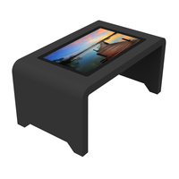 Kiosque d'écran tactile d'affichage d'affichage à cristaux liquides de table intelligente interactive pour l'écran multi-tactile de matériel de fer de conférence de café