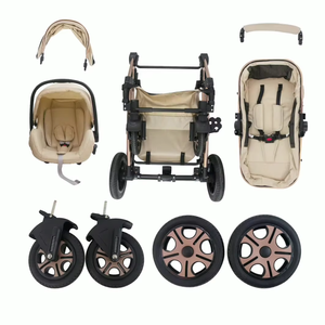 22 thời trang Sản phẩm em bé của tất cả các loại pushchair 3 trong 1 xe đẩy em bé Xe đẩy Carrinho de Bebe với bé ngồi xe 0-3 năm - Product Image 3