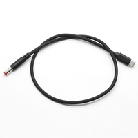 USB C personalizado a 12V/24V DC Cable de alimentación de carga Conductor de cobre de grado industrial con aislamiento de PVC