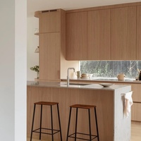 Meubles de cuisine modernes sur mesure de l'usine Senger, designs luxueux, nouvelle conception de couleur personnalisée, ensemble complet d'armoires de cuisine en bois