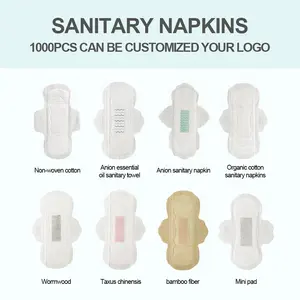 Feminine Hygiene Sanitary Napkin 100% Organic Cotton Menstrual Feminine Hygiene Period Napkin Sanitary Pad For Women