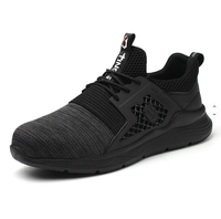 Chaussures de marche en tricot pour hommes, antidérapantes, respirantes, légères, avec semelle intermédiaire en TPU et semelle extérieure en EVA/PVC, pour la gym