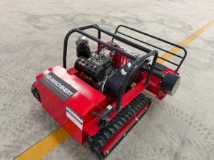 Free Delivery.Gasoline/diesel <b>Mini</b> <b>Robotic</b> Lawnmower With Widths of 800mm/1000mm/1200mm Remote-controlled Tracked HD459-80S/100S - Product Image 4