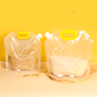 Vente flash : Sachets de stockage en PE refermables, étanches à l'air et aux odeurs, sachets alimentaires résistants à l'humidité pour céréales, engrais et aliments pour animaux