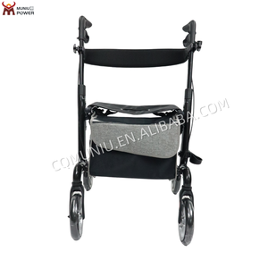 Popular CE Medical Grade Folding Carbon Fiber <strong>Rollator</strong> with Seat <strong>Rollator</strong> <strong>Walker</strong> with Forearm Hand Brake for Disabled Elderly - Product Image 3