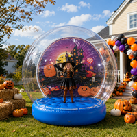 Borne photo gonflable en PVC étanche avec souffleur intégré pour Halloween, Noël, anniversaires et événements festifs