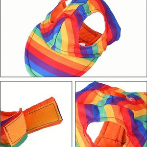 Nouvelle Casquette Teddy Réglable Anti-UV pour Chien, Casquette de Baseball Arc-en-ciel pour Chiot, Chapeau de Sport avec Visière et Trous pour les Oreilles pour Animaux de Compagnie - Product Image 3