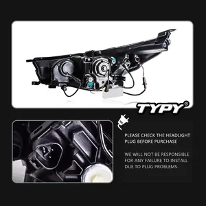 Nouveau phare LED TYPY amélioré et modifié pour Toyota Highlander 2015-2017, phare à signal dynamique, accessoires auto - Product Image 3