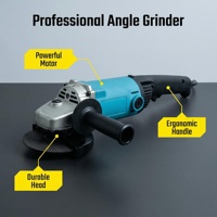 Meuleuse d'angle électrique portative légère à moteur sans balais pour usage industriel et domestique, outil de découpe DIY