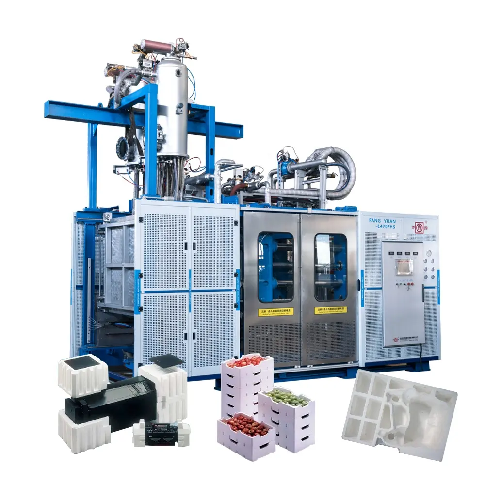 China Fangyuan fully-automatic styropor eps expanded polystyrene foam fish box package making molding machine manufacturer