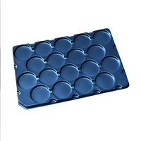 Barquette thermoformée sécurisée en PET, ABS, PC, couleur, taille et épaisseur personnalisées pour composants semi-conducteurs, fourniture directe d'usine OEM
