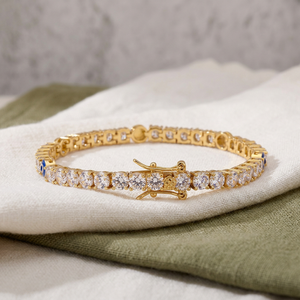 Chaîne de cheville pour femme en diamant de laboratoire taille brillant, certifiée IGI, plaqué argent sterling, couleur D blanche, bijou de fiançailles tendance - Product Image 5