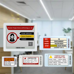 Black White Red Yellow 4 Color 4.2 Inch Large E Ink Epaper Rfid <b>Display</b> Digital E-Ink Badges Eink Project <b>Folder</b> E Ink Name Tags - Product Image 1