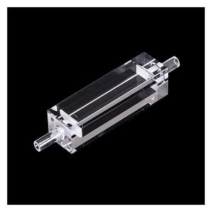 Cuvette Cellule à flux de quartz fondu UV de haute qualité personnalisée avec filetage - Product Image 5