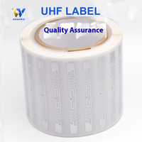 Étiquettes RFID UHF de haute qualité pour bijoux et autocollants adhésifs étanches compatibles NFC avec puce U9 pour la gestion des bijoux