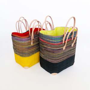 Bolsas de playa y picnic de fibras naturales hechas a mano Tsivory SGM - Product Image 1