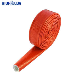 À prova de fogo/Resistente Ao calor Luva de Borracha De Silicone Revestido De Fibra De Vidro de Fogo Luva - Product Image 2