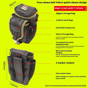 Bolsa Multifuncional Portátil para PDA y Teléfono, Bolsa de Herramientas de Fijación Rápida, Bolsa Especial para Logística y Mensajería - Product Image 3