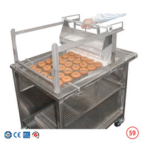 Nouvelle Station de Glacage de Donuts en Acier Inoxydable, Machine de Table à Haute Productivité pour Usage Commercial
