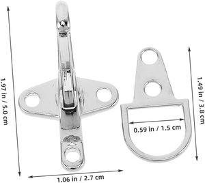 Metal Buckle Clasps For Coats And Bags Silver Cm <b>Toggle</b> Fasteners Sets Clothing Hardware For Sweaters And Cardigans Decorative S - Product Image 2