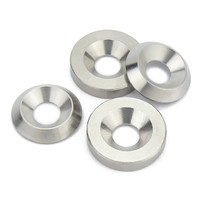 Ring Cekung dan Cembung Berbentuk Kerucut Baja Tahan Karat 304, Washer Kerucut, Gasket Datar Kepala Cekung Padat M3 M4 M5 M6 M8 M10