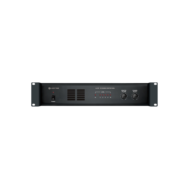 V Multi-Zone Monitor Panel with Built-in Speaker & DB Meter for Live Sound Engineering Monitor Panel