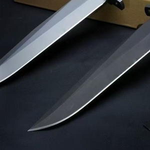 Coltello Tattico Personalizzabile ER <span class=keywords><strong>AMF</strong></span>, Lama Fissa in Acciaio Inossidabile di Alta Qualità, Fodero Industriale in Legno, DIY OEM per Coltelli - Product Image 2