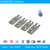 HKW HKW9700 Contrôleur de température coulissant pour montage en rack, interrupteur thermique bimétallique 230V 2-45A, protection contre les surintensités et la surchauffe
