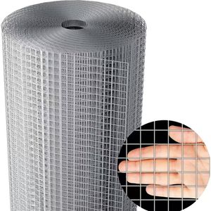 Rouleau de treillis métallique soudé à mailles carrées avec services de pliage et de découpe pour clôtures de chantier et barrières temporaires - Product Image 2