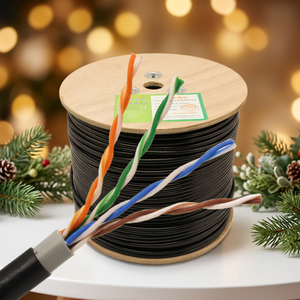 <span class=keywords><strong>Cavo</strong></span> di Rete Cat 5e <span class=keywords><strong>UTP</strong></span> in Rame CU/CCA da 24AWG, 305 Metri (1000ft) - Product Image 2